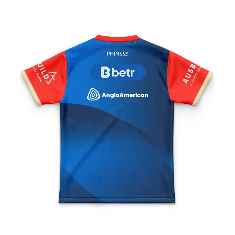 Kid's NRL Dolphins 2026 Blue/Red Classic Traning Jersey