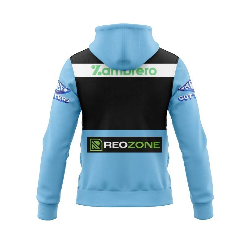 NRL Cronulla-Sutherland Sharks 2026 Home Zipper Hoodie