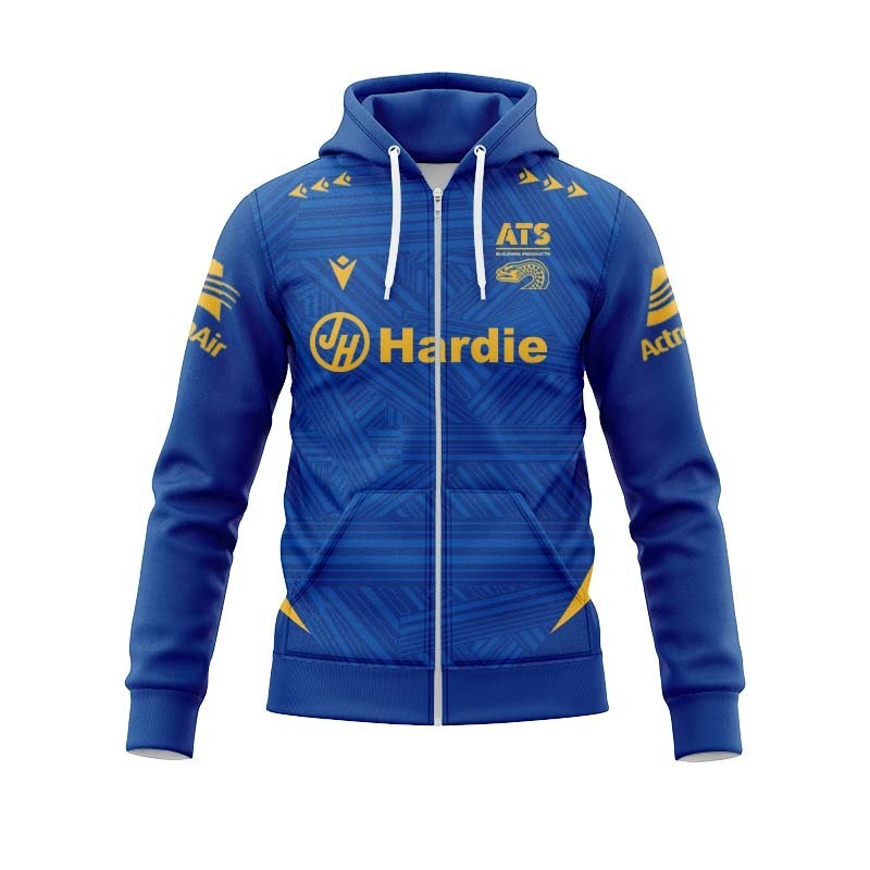 NRL Parramatta Eels 2026 Training Royal Zipper Hoodie