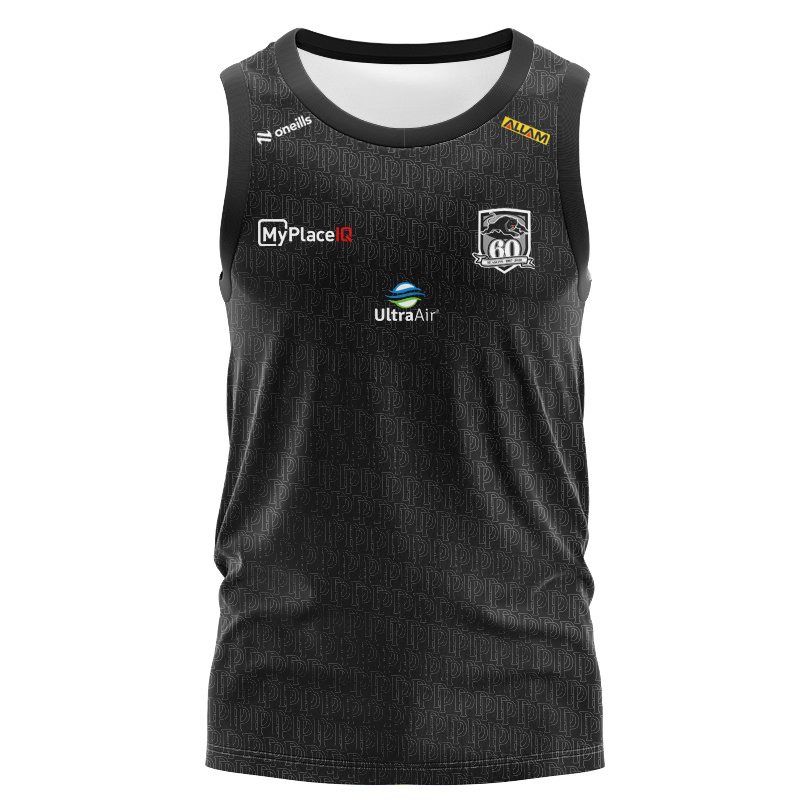 NRL Penrith Panthers 2026 Black Media Singlet