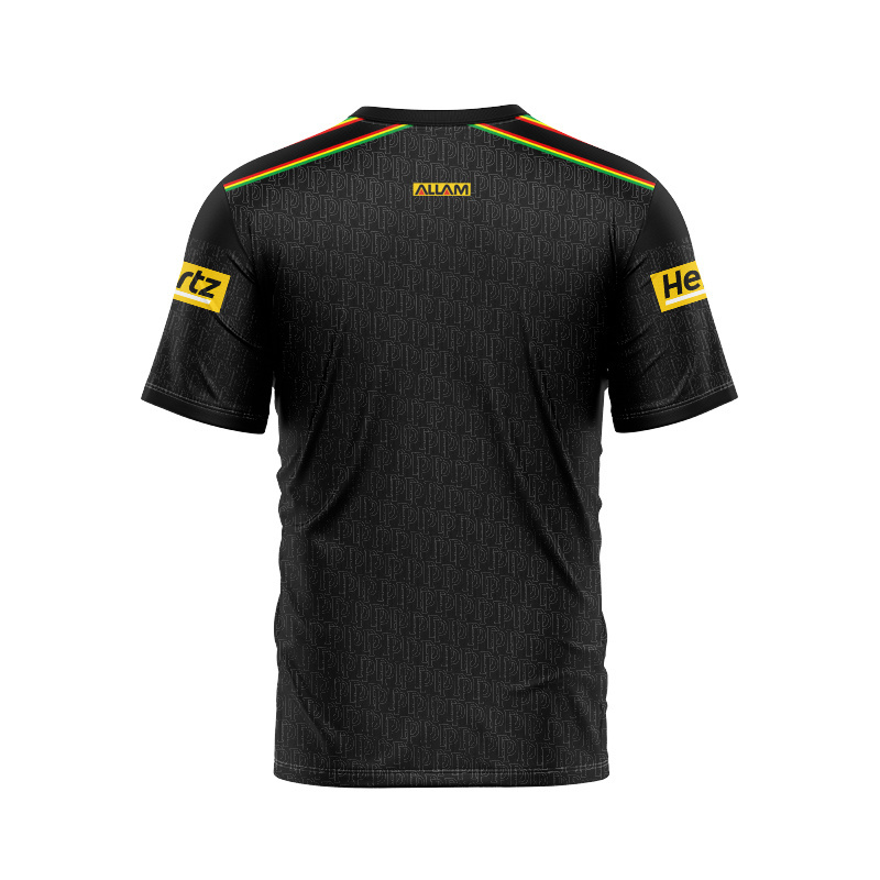 NRL Penrith Panthers 2026 Black Media Tee