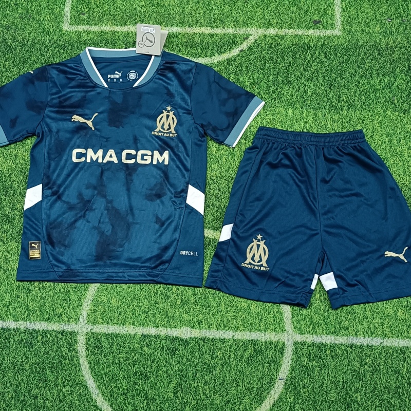 Kid's Olympique Marseille Away Kit 2024/25