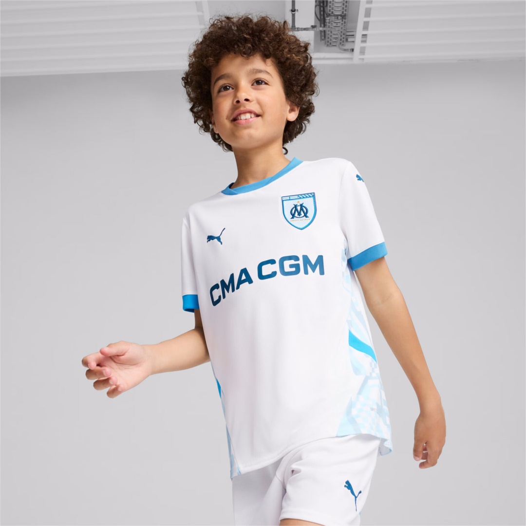 Kid's Olympique Marseille Home Kit 2024/25