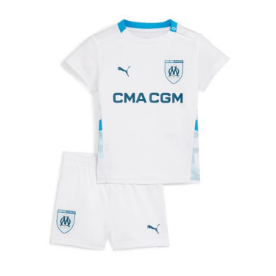 Kid's Olympique Marseille Home Kit 2024/25