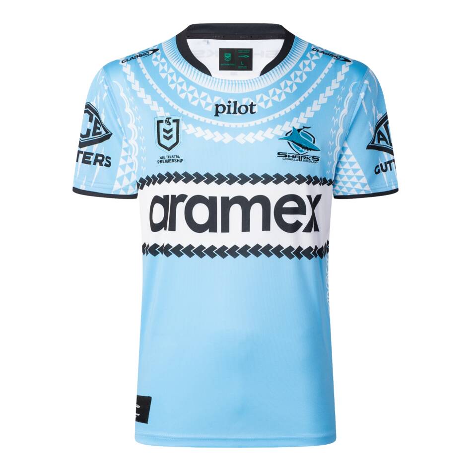 NRL Cronulla-Sutherland Sharks 2025 Pasifika Alternate Jersey