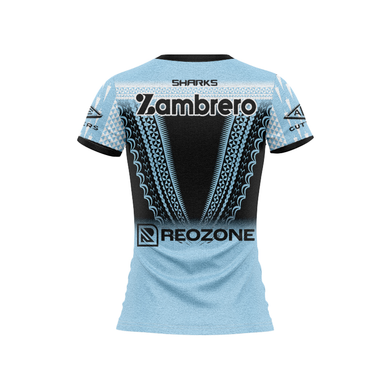 Women's NRL Cronulla-Sutherland Sharks 2025 Pasifika Alternate Jersey