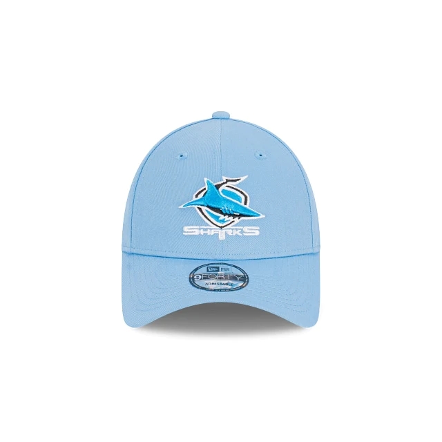 NRL Cronulla-Sutherland Sharks Blue Embroidered Logo Cap 2025