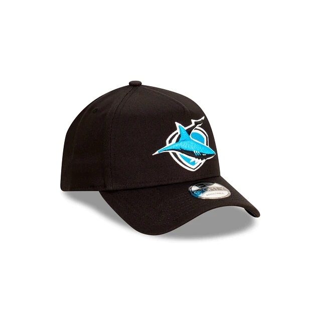 NRL Cronulla-Sutherland Sharks Black Embroidered Logo Cap 2025
