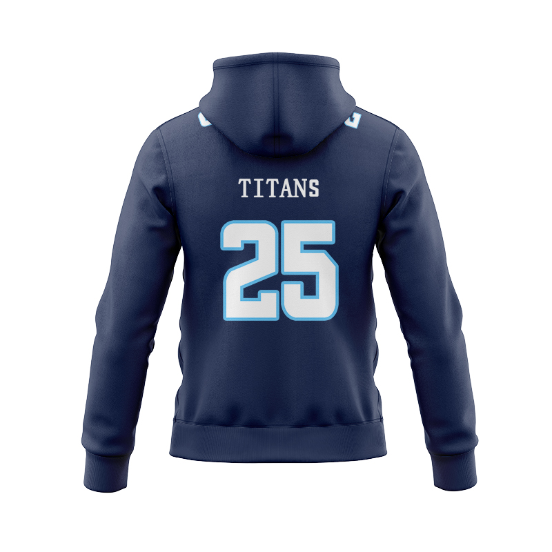NRL Gold Coast Titans 2025 #25 Gridiron Zipper Hoodie