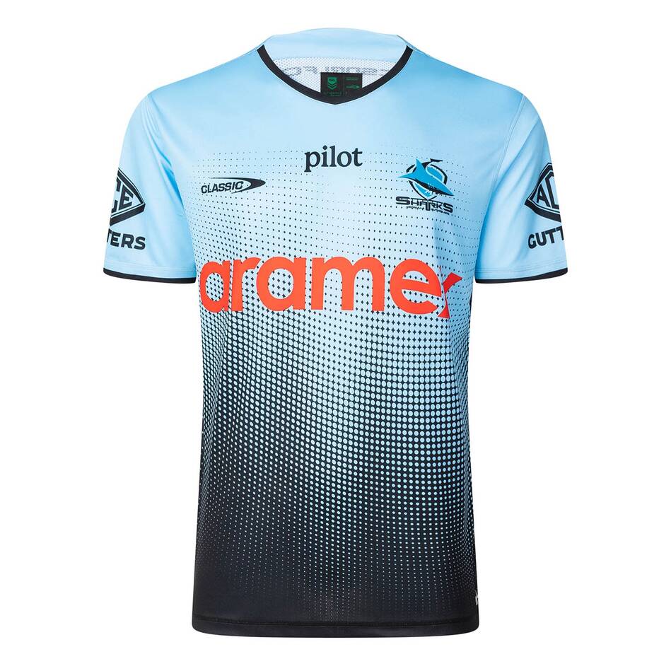 NRL Cronulla-Sutherland Sharks 2025 Sky Training Jersey