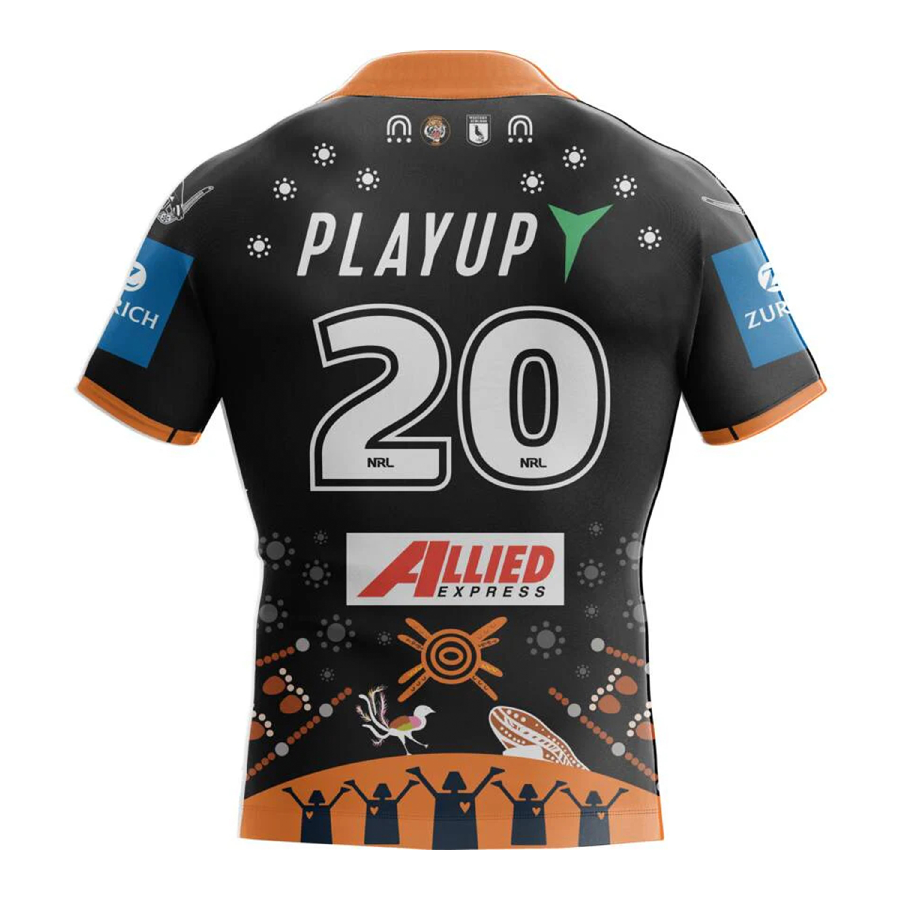 NRL Wests Tigers 2025 Indigenous Jersey