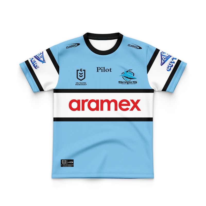 Kid's NRL Cronulla-Sutherland Sharks 2025 Home Jersey