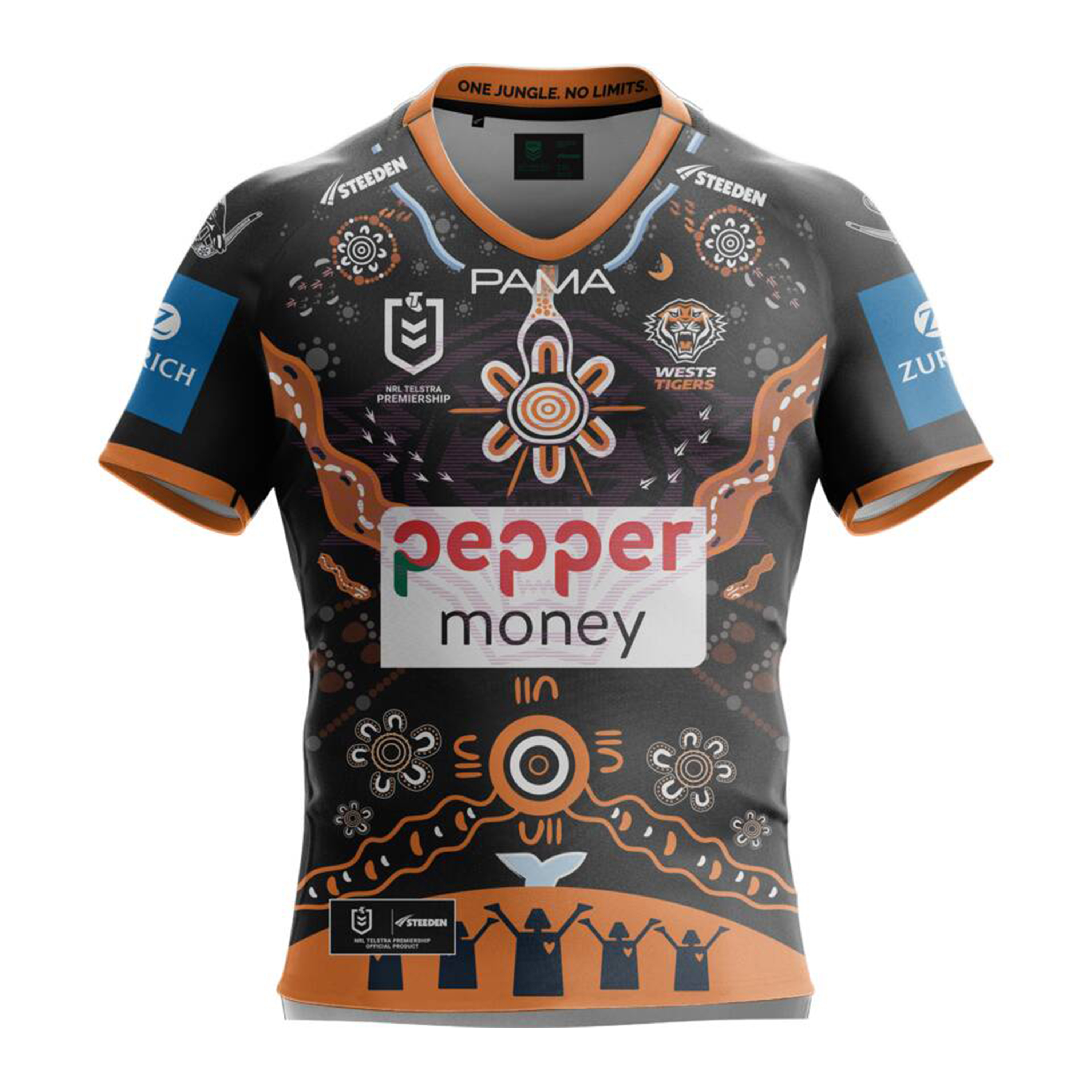 NRL Wests Tigers 2025 Indigenous Jersey