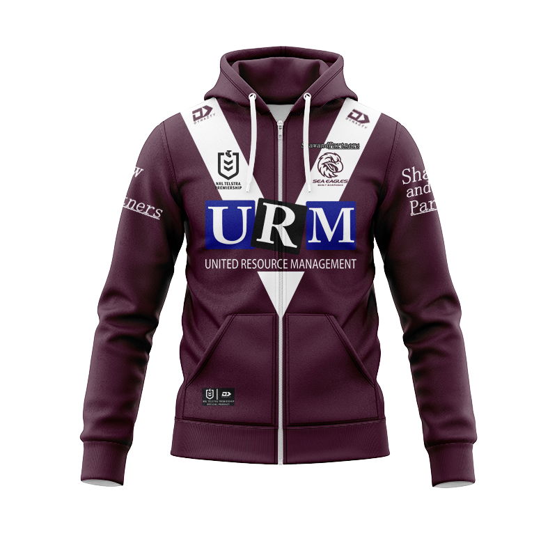 NRL Manly Warringah Sea Eagles 2025 Heritage Zipper Hoodie