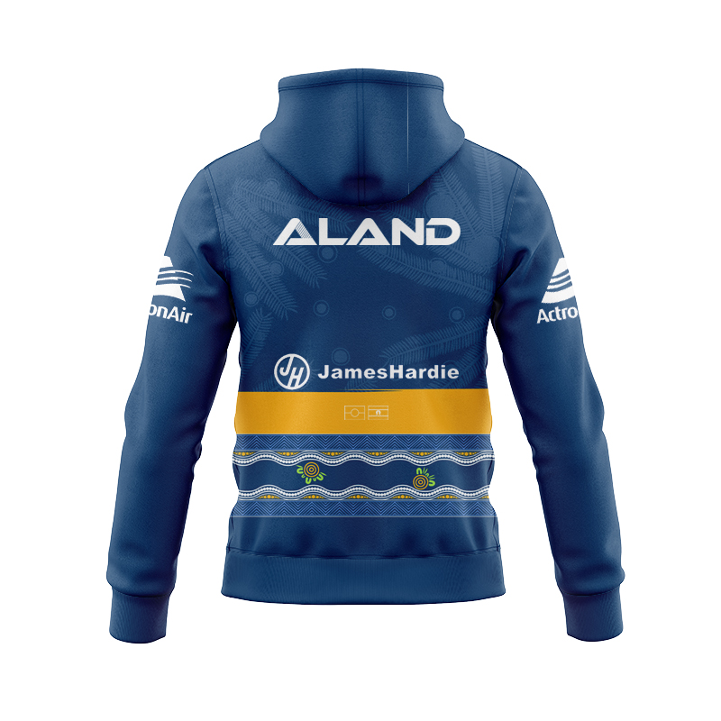 NRL Parramatta Eels 2025 Indigenous Zipper Hoodie