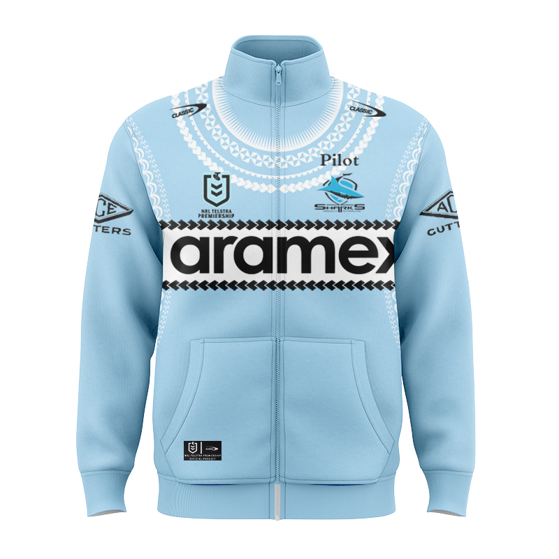 NRL Cronulla-Sutherland Sharks 2025 Pasifika Alternate Jacket