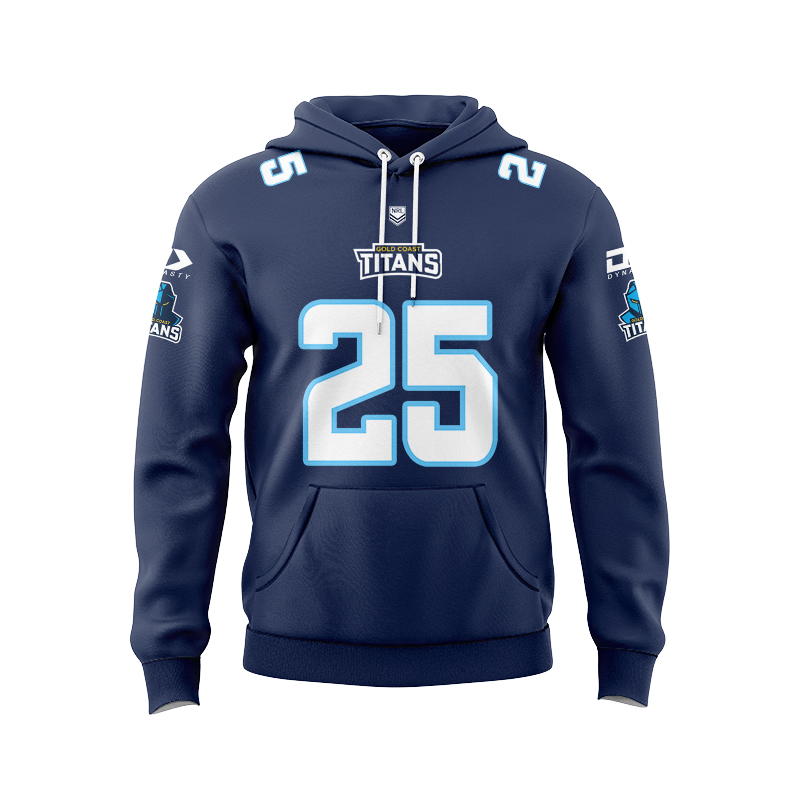 NRL Gold Coast Titans 2025 #25 Gridiron Hoodie