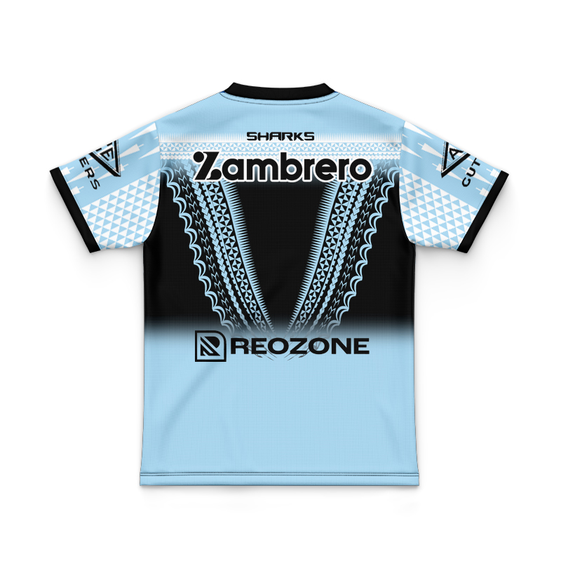 Kid's NRL Cronulla-Sutherland Sharks 2025 Pasifika Alternate Jersey