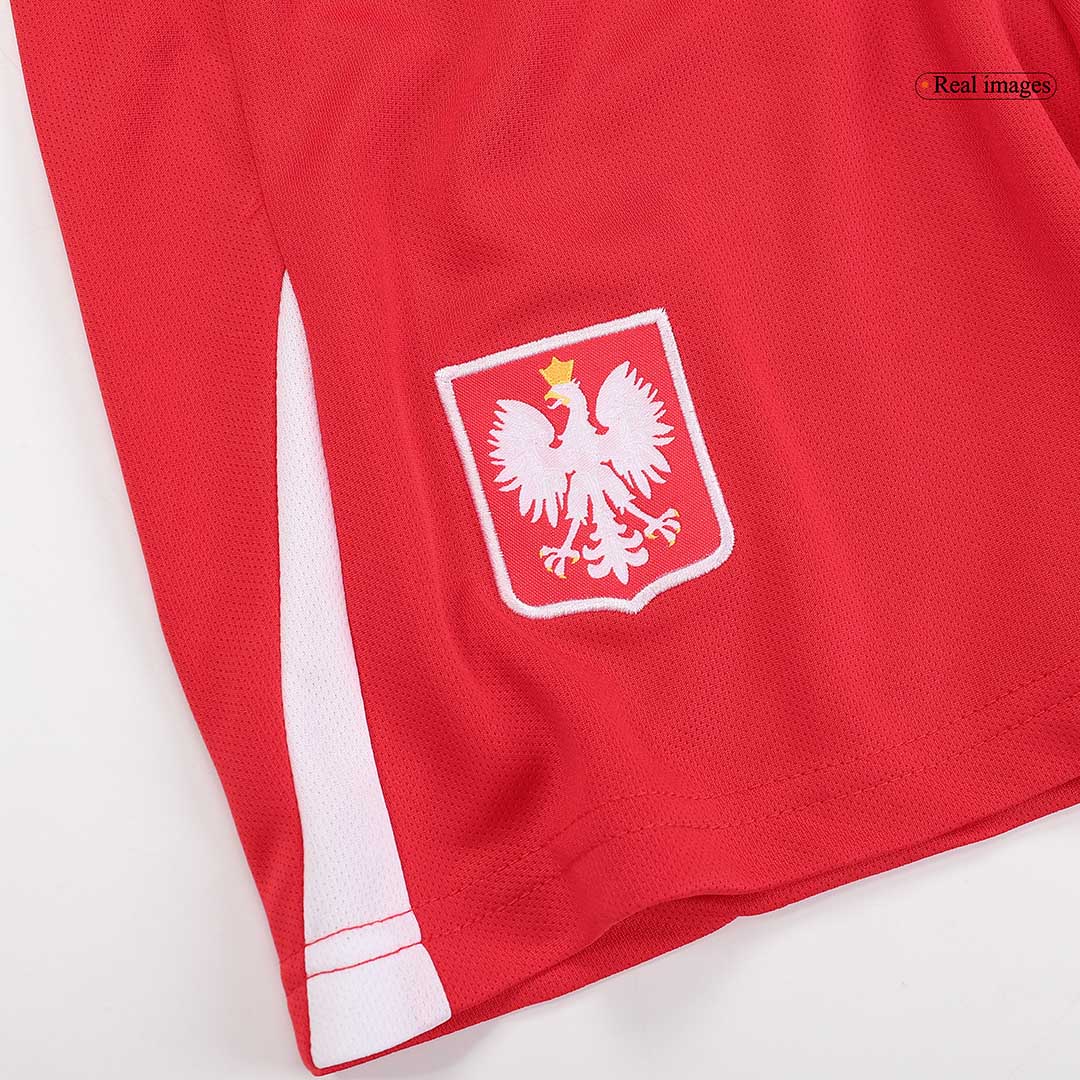 Kid's Poland Home Jersey+Shorts EURO 2024
