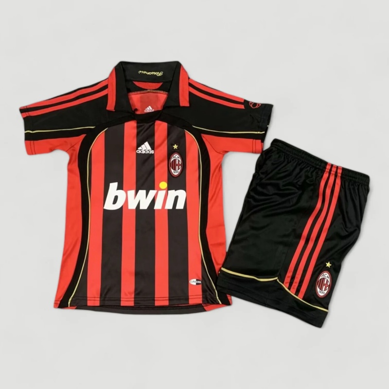 Kid's Retro AC Milan Home Kit 2006/07