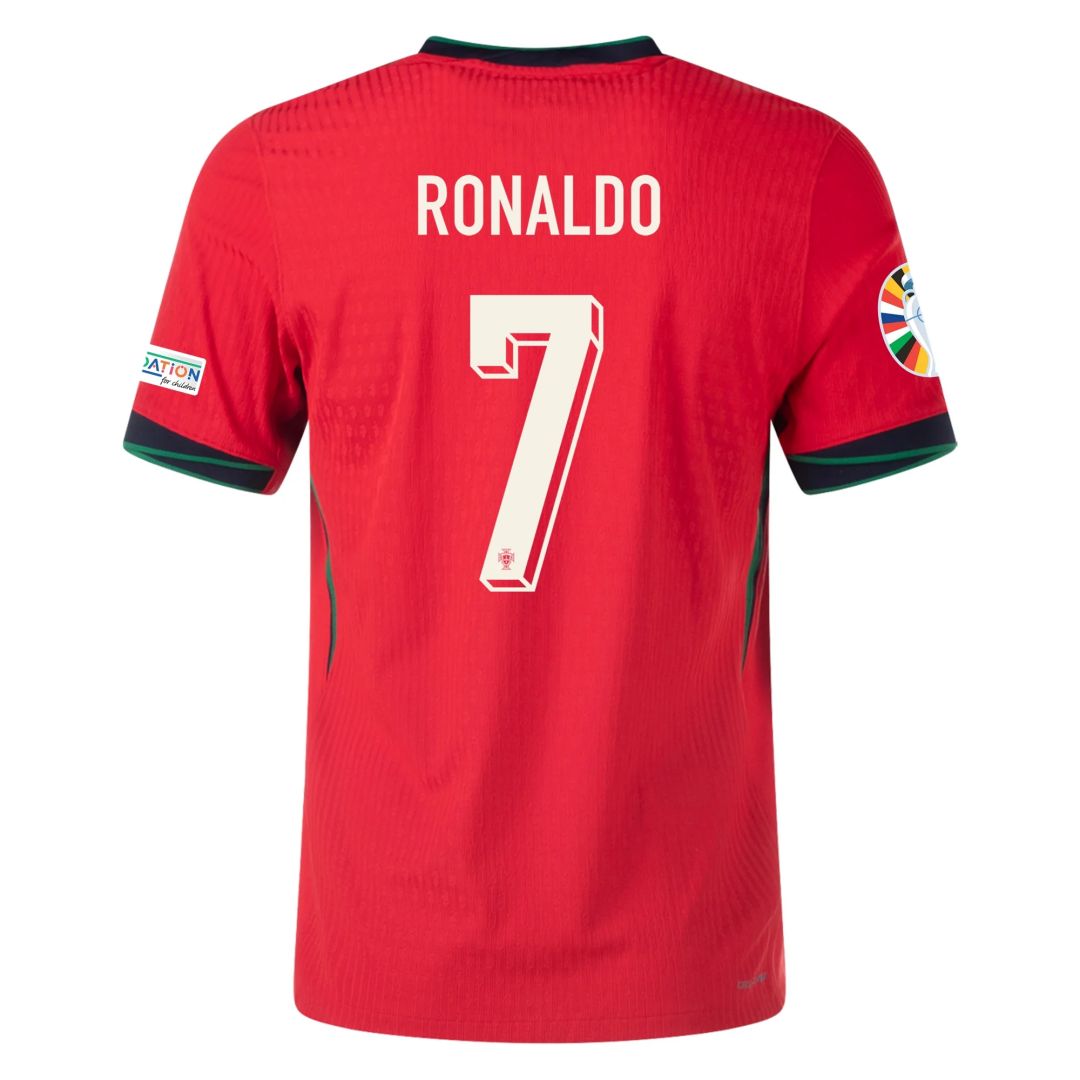 Cristiano Ronaldo #7 Portugal Player Version Home Jersey EURO 2024