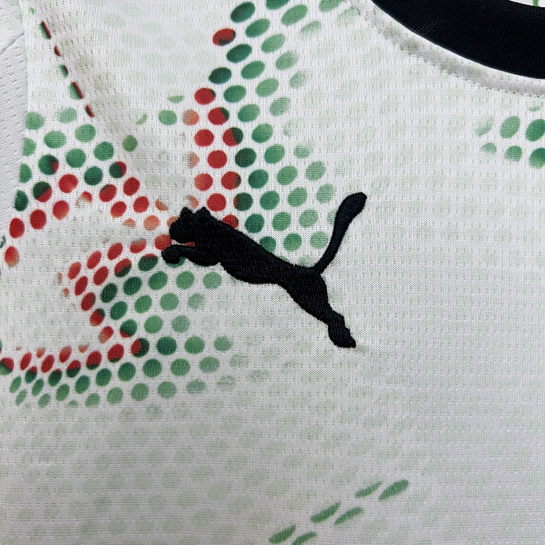 Kid's Portugal Away Long Sleeve Jersey+Shorts 2025