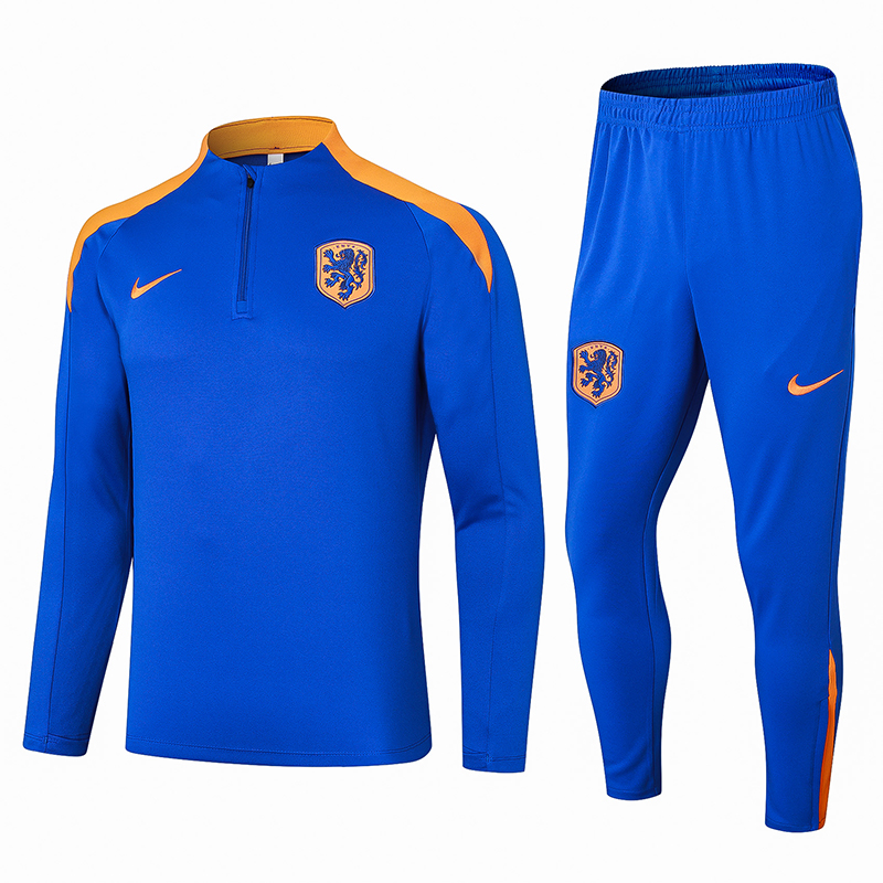 Netherlands Long Sleeve Track Suit 2024/25 MEN561