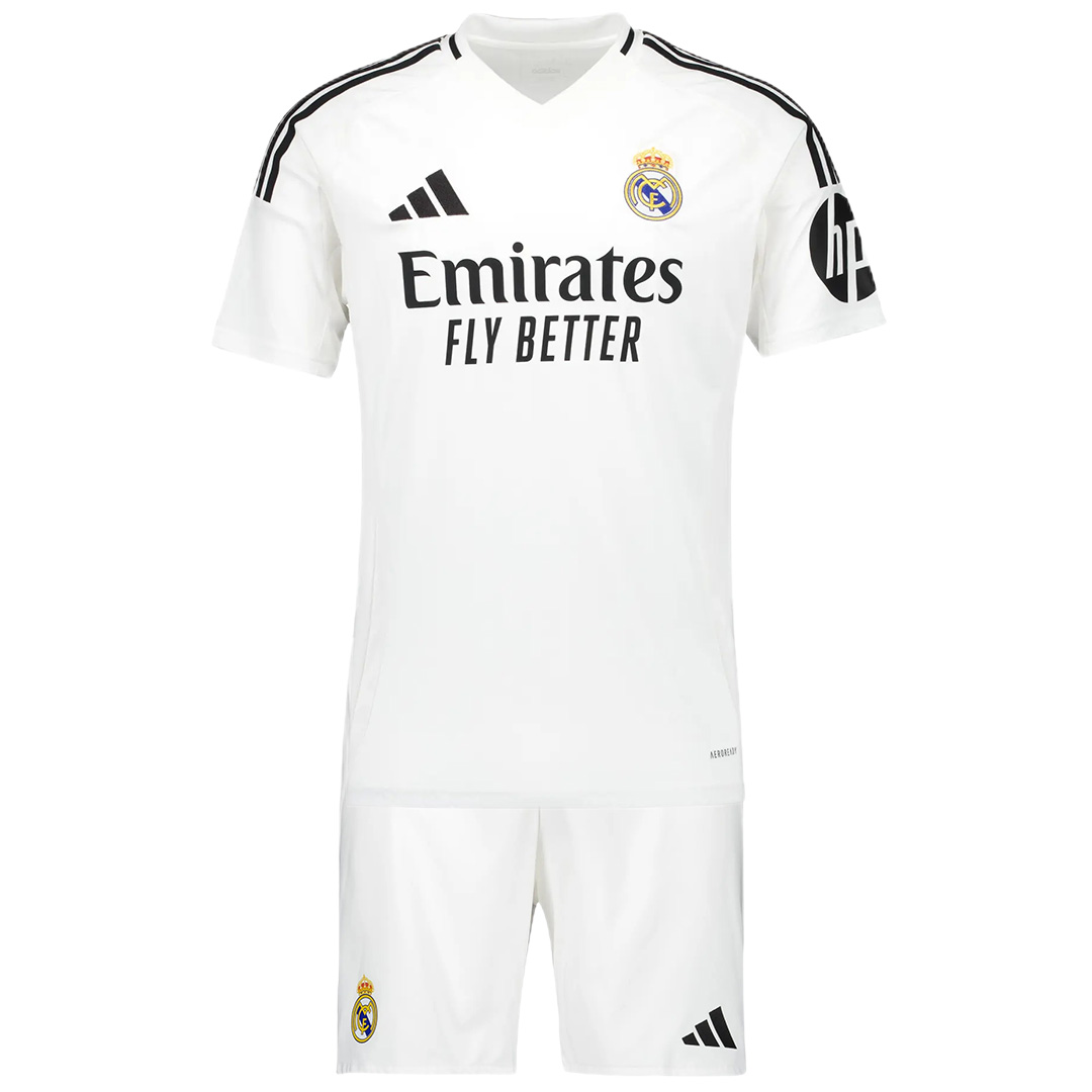 Kid's Real Madrid Home Jersey+Shorts 2024/25