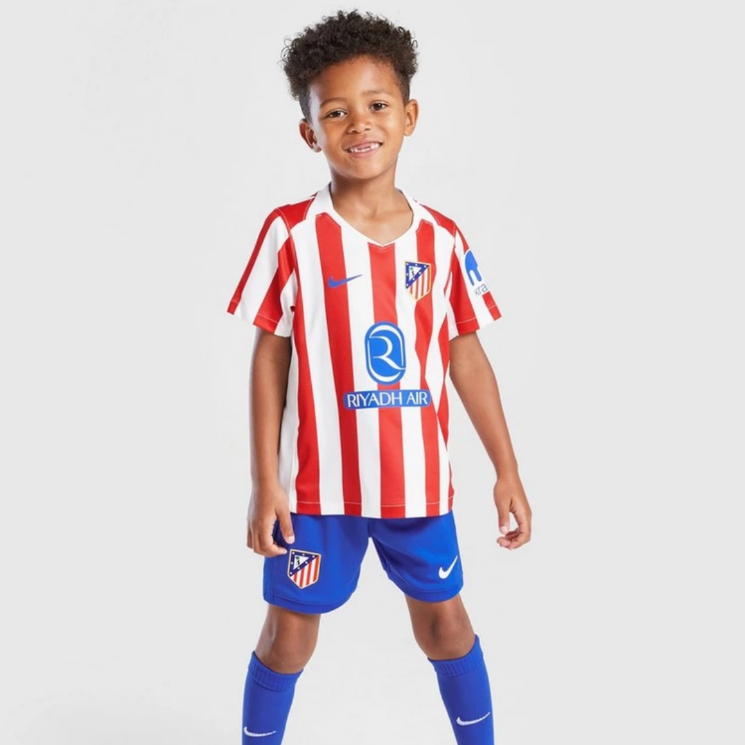 Kid's Atletico Madrid Home Kit 2025/26