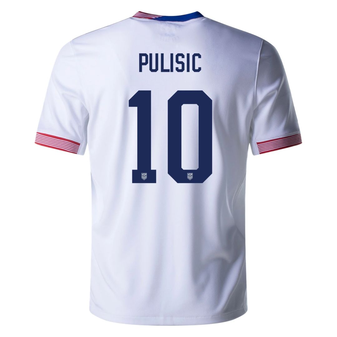 Christian Pulisic #10 USMNT USA Home Jersey Copa America 2024