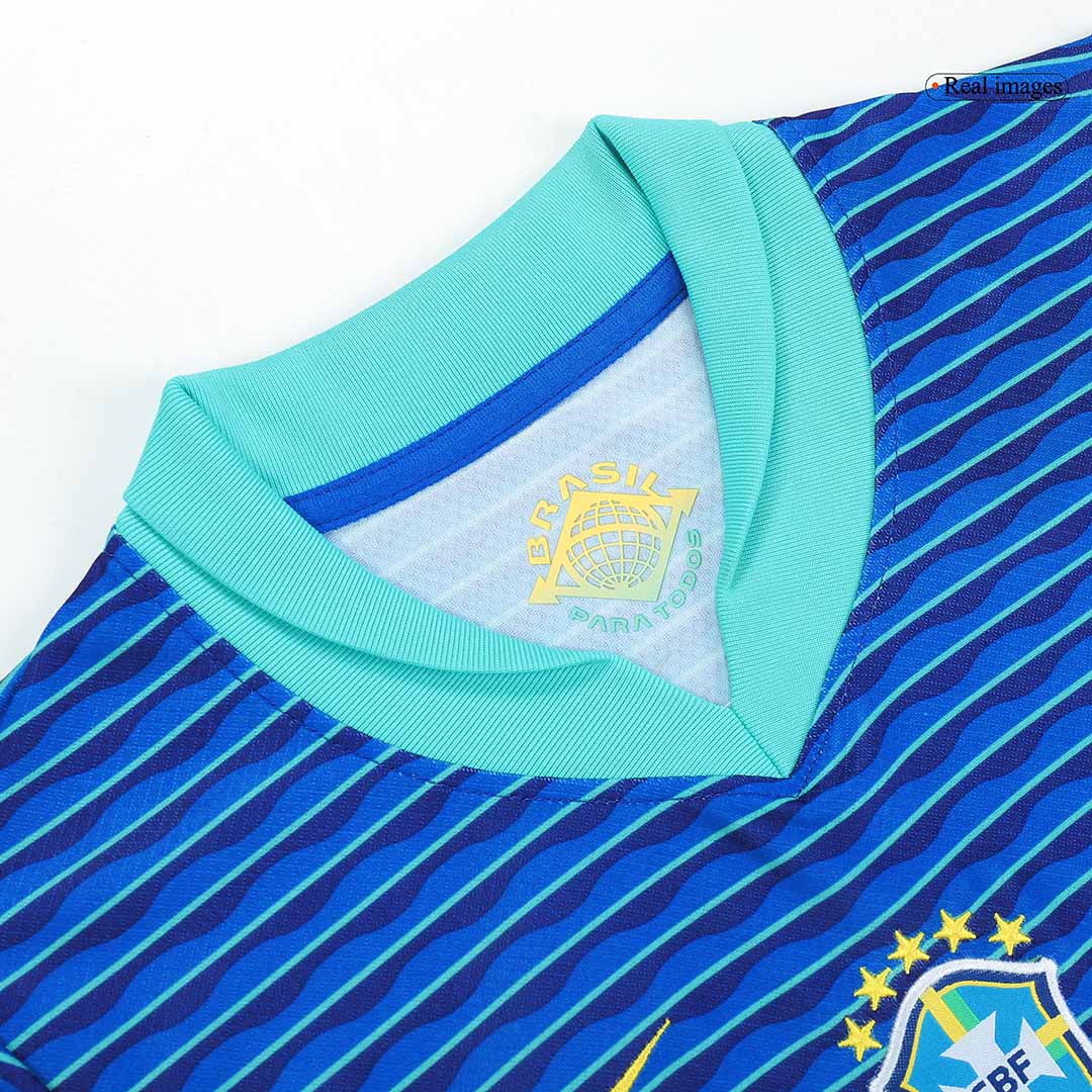 Kid's Brazil Away Jersey+Shorts Copa America 2024