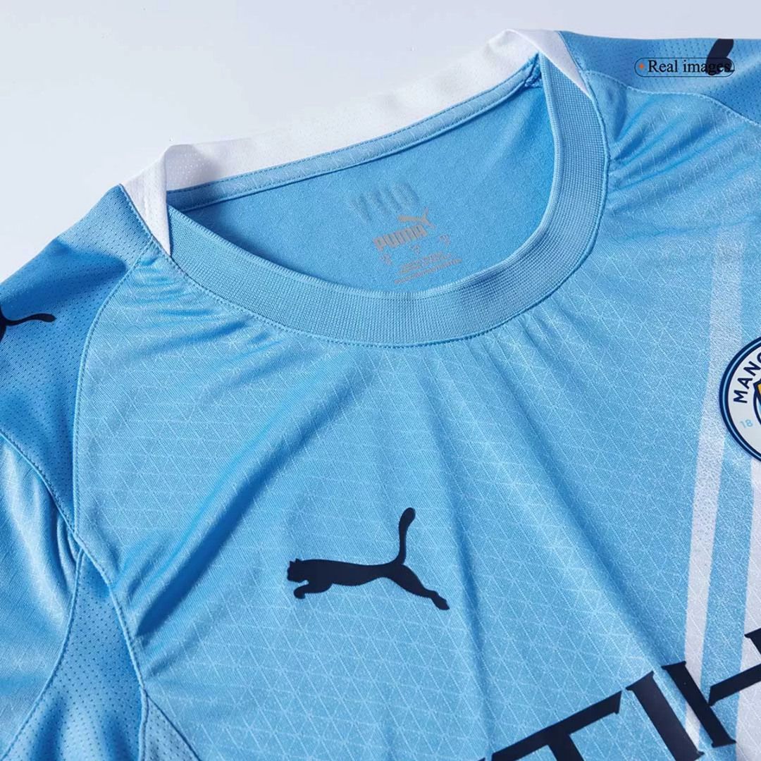 Player Version Manchester City Home Jersey 2025/26