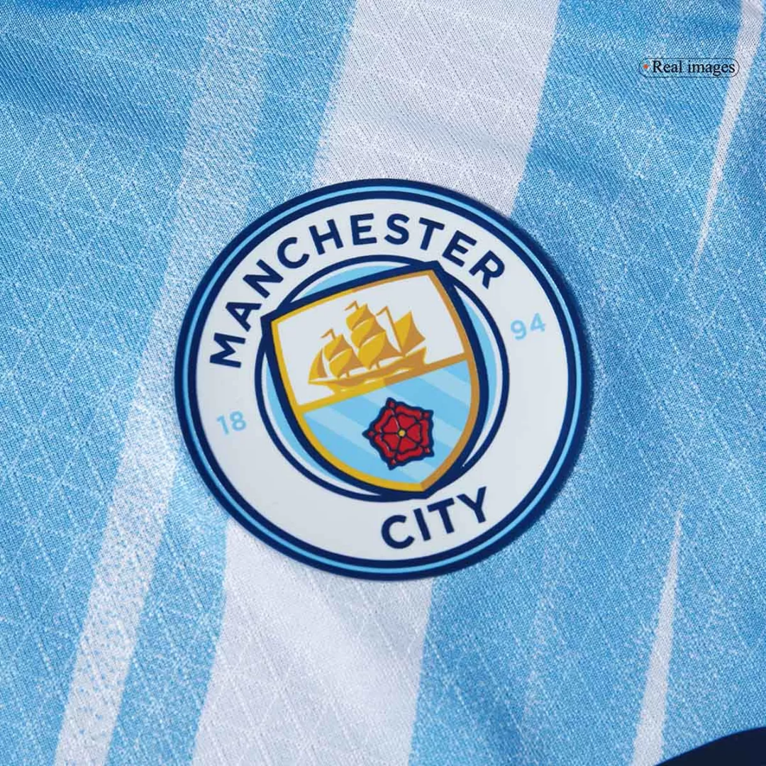 Player Version Manchester City Home Jersey 2025/26