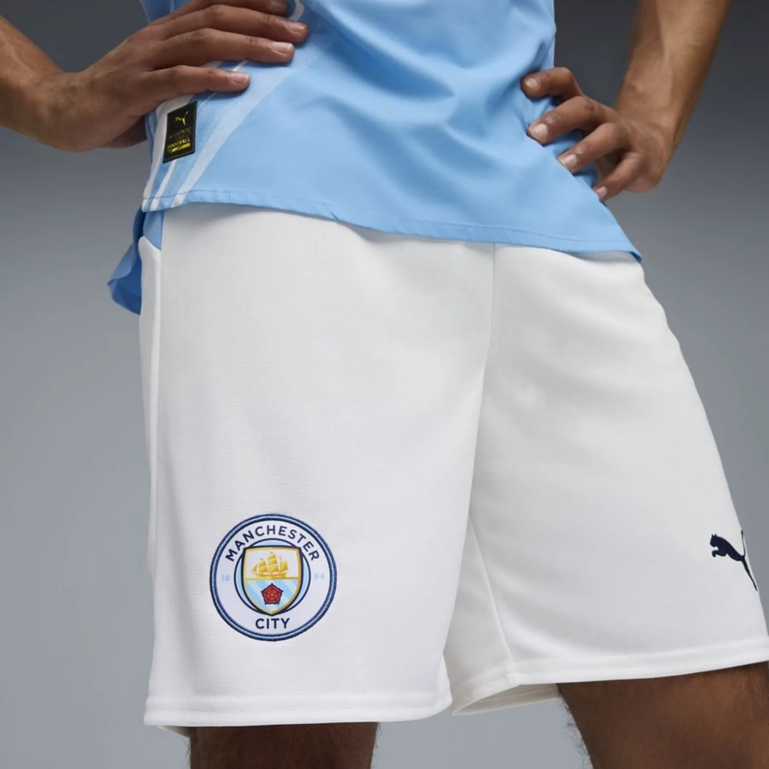 Manchester City Home Soccer Shorts 2025/26