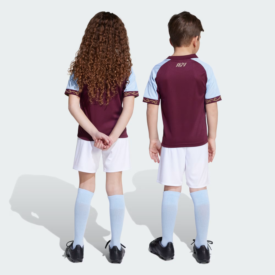 Kid's Aston Villa Home Kit 2025/26