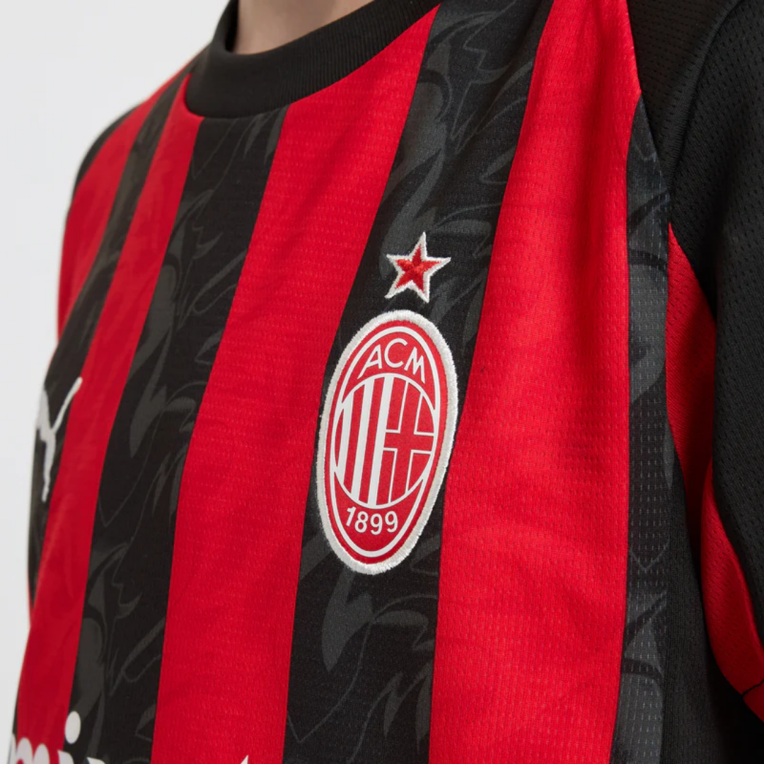 Kid's AC Milan Home Kit 2025/26