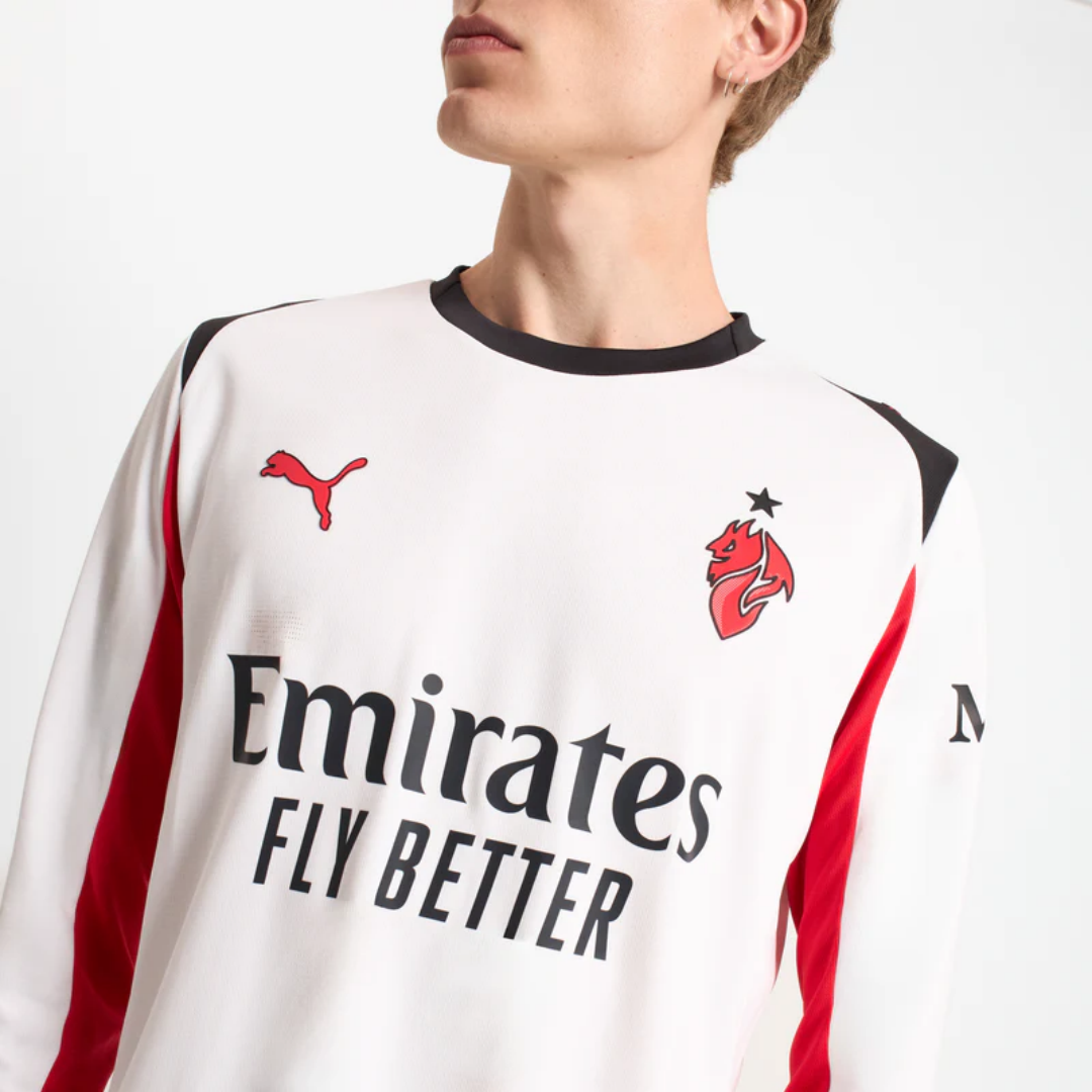 AC Milan Away Long Sleeve Jersey 2025/26
