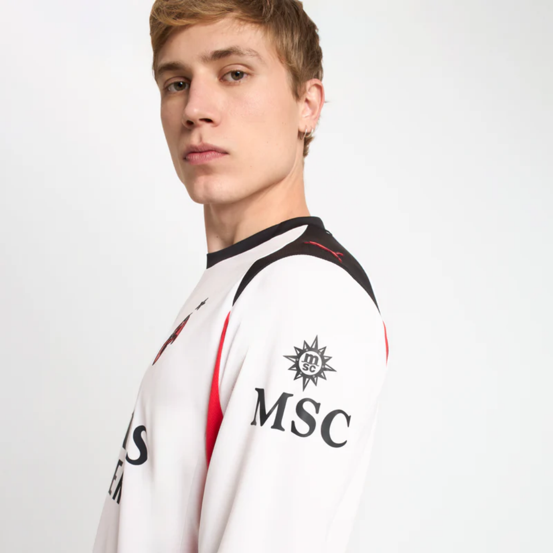 AC Milan Away Long Sleeve Jersey 2025/26