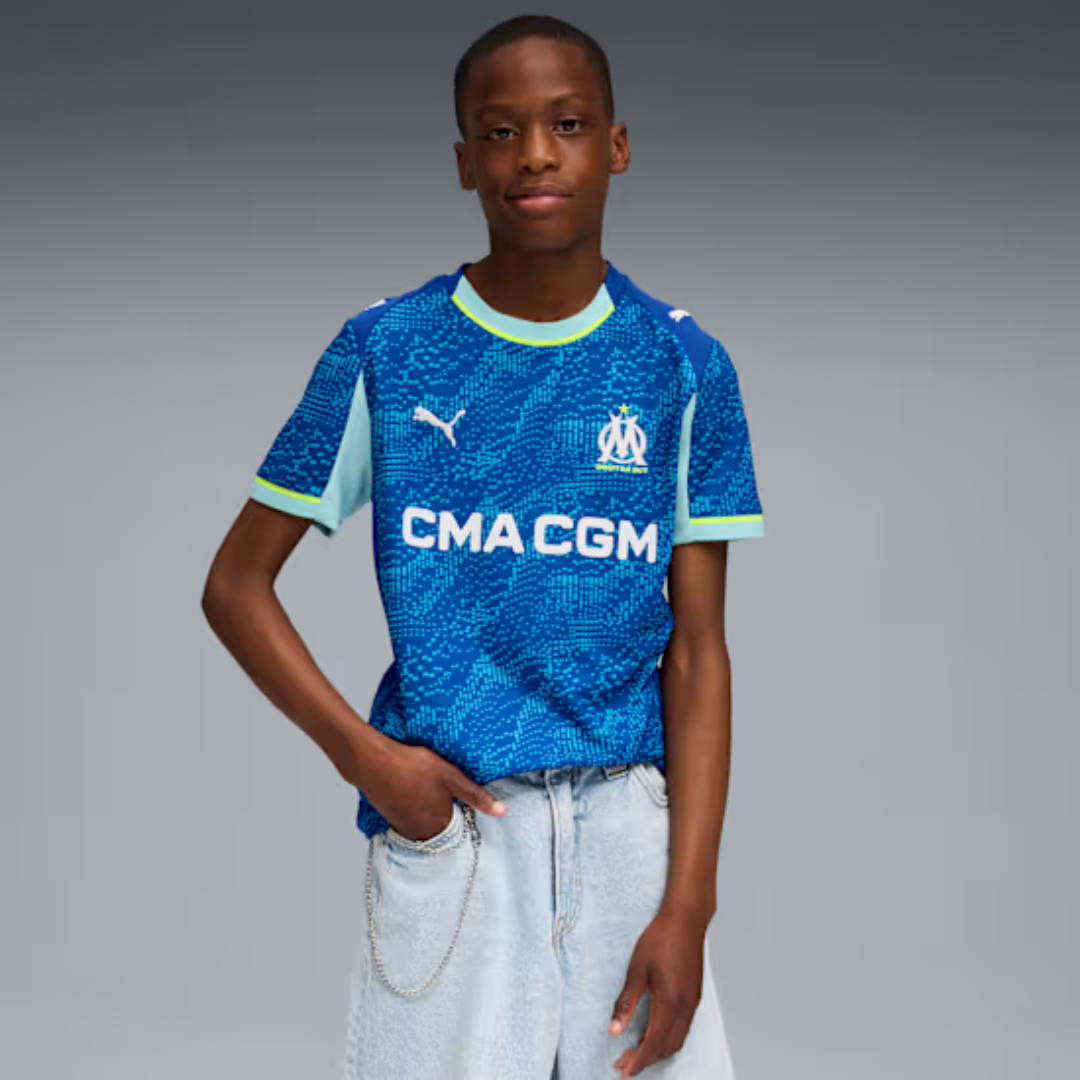 Kid's Olympique Marseille Third Kit 2025/26