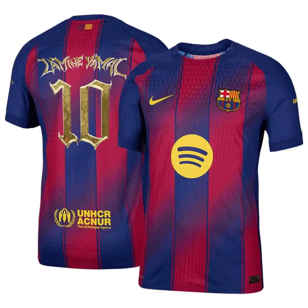 Player Version LAMINE YAMAL #10 Barcelona Home Jersey 2025/26-Kopa Trophy Edition