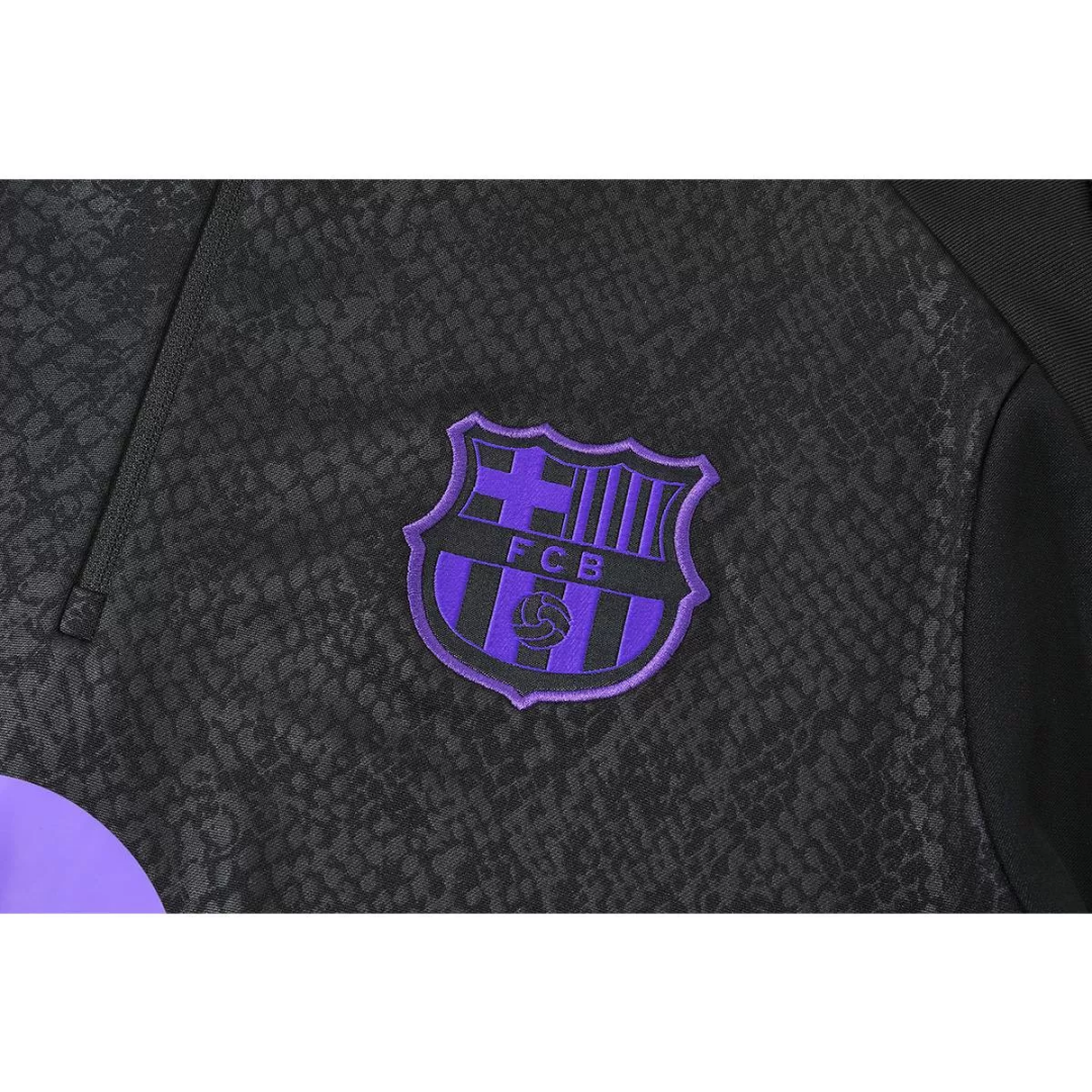 Barcelona x Kobe Bryant 1/4 Zipper Sweat Kit(Top+Pants) Black 2025/26