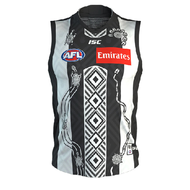 AFL Collingwood Magpies 2020 Indigenous Guernsey
