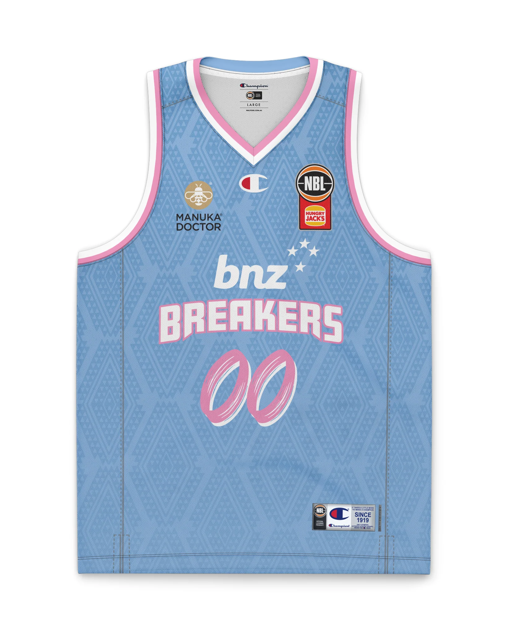 New Zealand Breakers 24/25 Youth Alternate Jersey - Personalised
