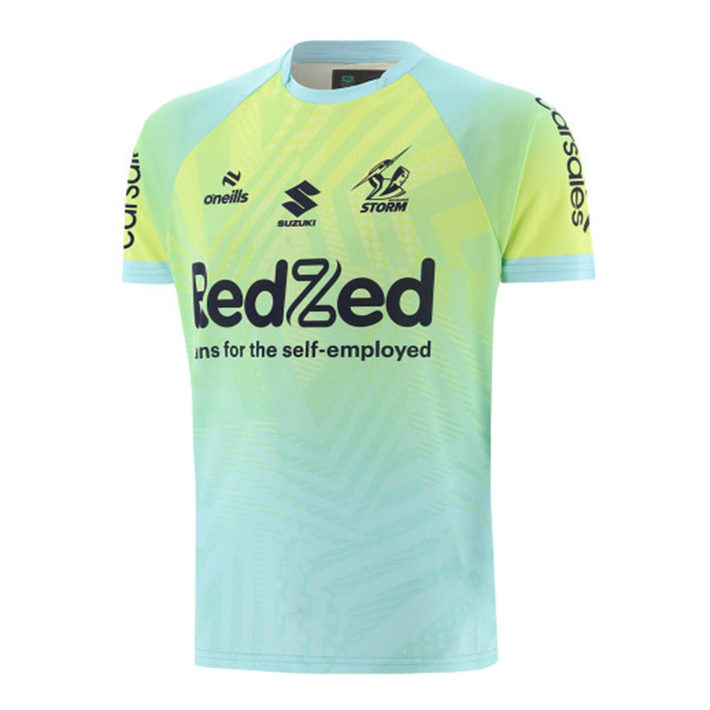 NRL Melbourne Storm 2024 Green Training Jersey