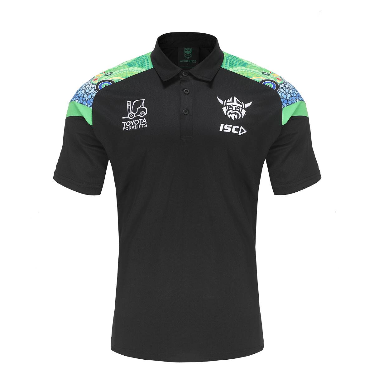 NRL Canberra Raiders 2024 Indigenous Polo Shirt