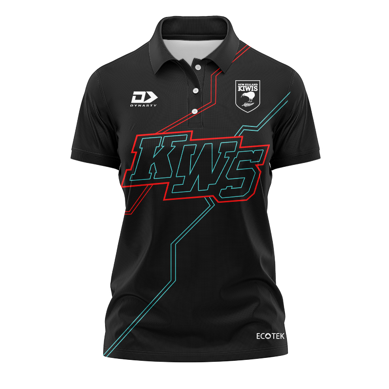 Women's New Zealand Kiwis 2024 Captains Run Polo Shirt