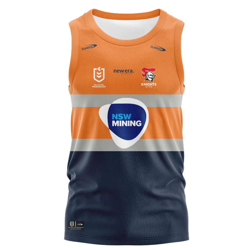 NRL Newcastle Knights 2024 Retail Mining Singlet