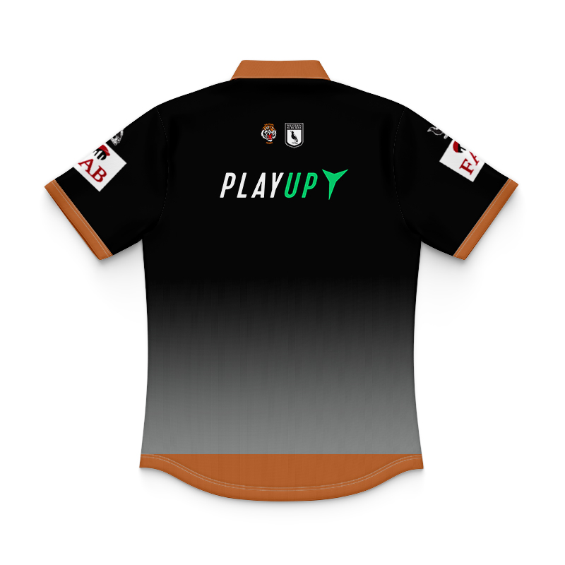 Kid's NRL Wests Tigers 2024 Home Polo Shirt