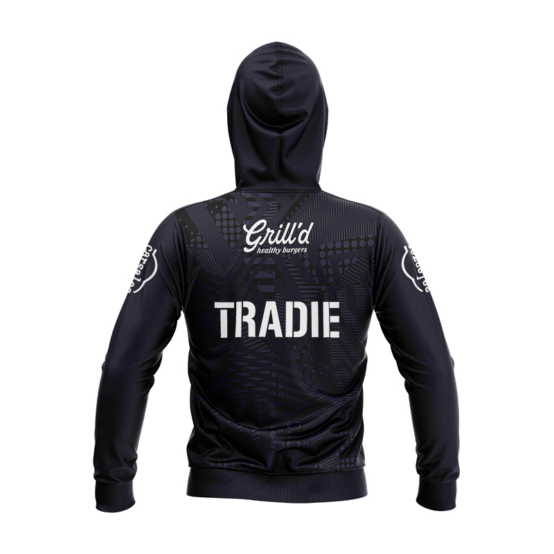 Kid's NRL Melbourne Storm 2024 Black Training Hoodie