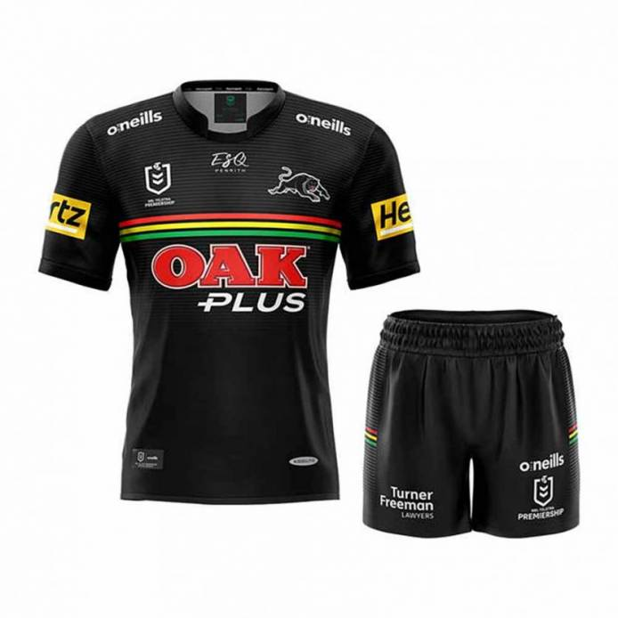 Kid's NRL Penrith Panthers 2021 Home Jersey